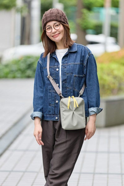 VIA DOAN ヴィア ドアン Pincer パンセ 縦長ミニショルダーバッグ 2307