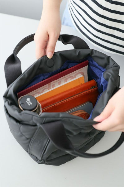 VIA DOAN ヴィア ドアン Parrot パロット 太マチ手さげバッグ 1286