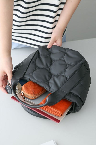 VIA DOAN ヴィア ドアン Parrot パロット 太マチ手さげバッグ 1286