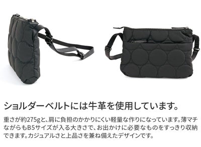 VIA DOAN ヴィア ドアン Parrot パロット 薄マチショルダーバッグ 1282