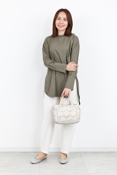 VIA DOAN ヴィア ドアン Parrot パロット あおり型手さげバッグ 1275