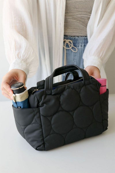 VIA DOAN ヴィア ドアン Parrot パロット あおり型手さげバッグ 1275