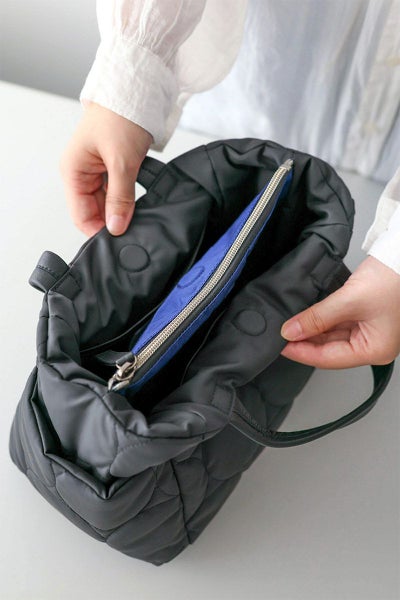 VIA DOAN ヴィア ドアン Parrot パロット あおり型手さげバッグ 1275