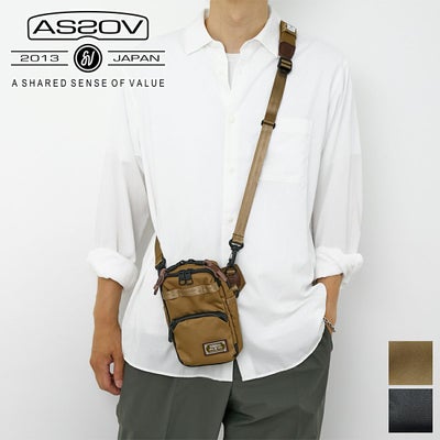 AS2OV アッソブ CORDURA DOBBY 305D コーデュラ ドビー305D ウォレットショルダー 062100