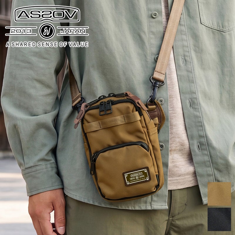 AS2OV アッソブ CORDURA DOBBY 305D コーデュラ ドビー305D ウォレットショルダー 062100