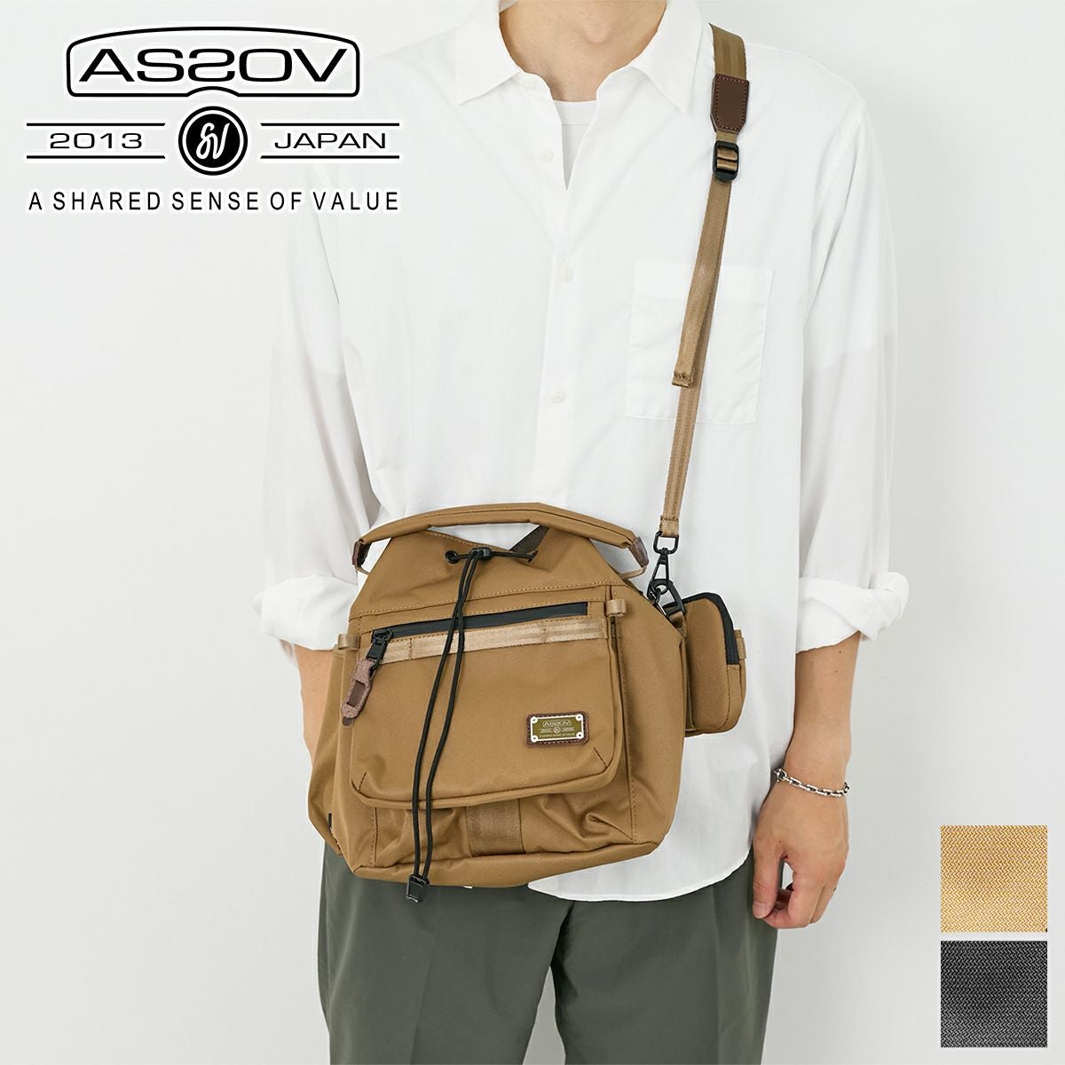 AS2OV アッソブ CORDURA DOBBY 305D コーデュラ ドビー305D ドロー