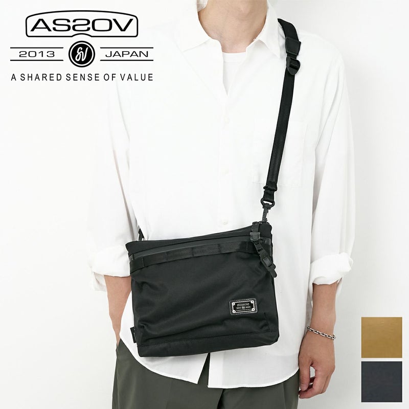 AS2OV アッソブ CORDURA DOBBY 305D コーデュラ ドビー305D サコッシュ 061417