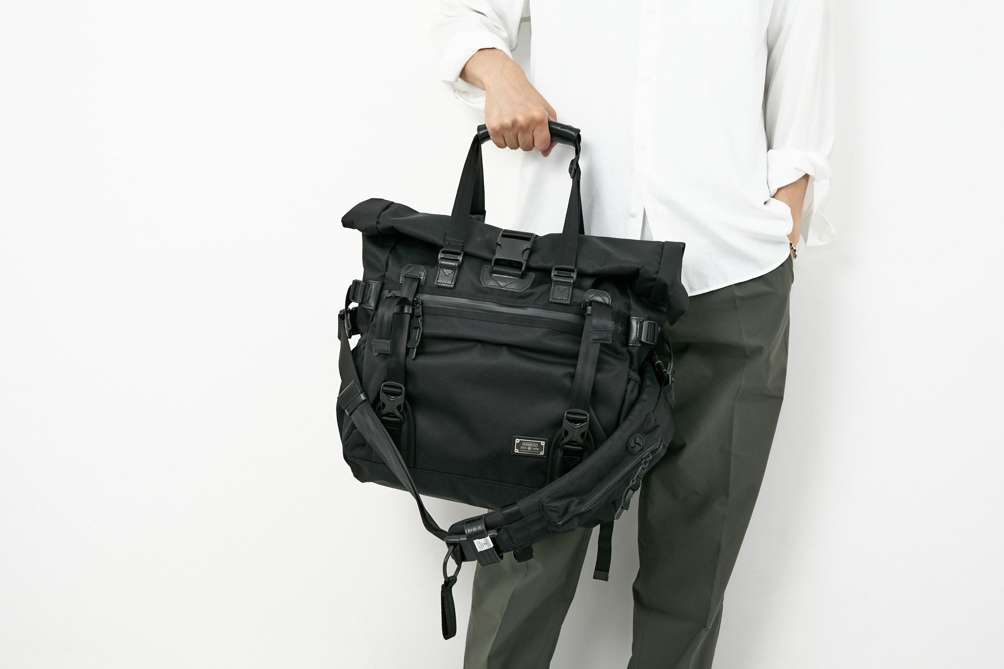 AS2OV アッソブ CORDURA DOBBY 305D コーデュラ ドビー305D 2WAYバッグ