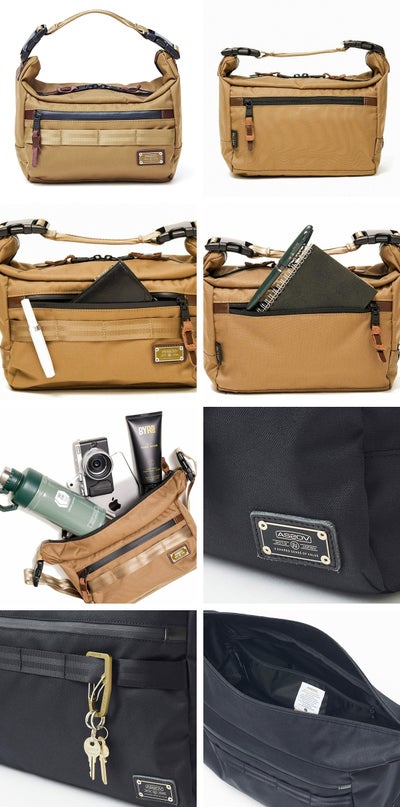 AS2OV アッソブ CORDURA DOBBY 305D コーデュラ ドビー305D 2WAYバッグ S 061412