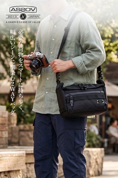 AS2OV アッソブ CORDURA DOBBY 305D コーデュラ ドビー305D 2WAYバッグ S 061412