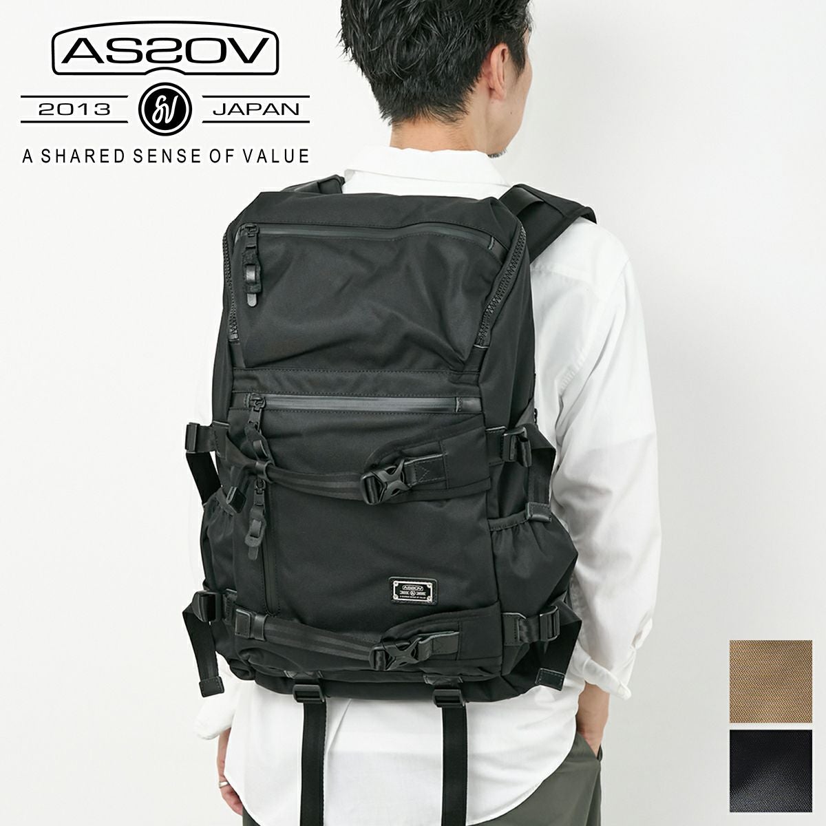 AS2OV アッソブ CORDURA DOBBY 305D コーデュラ ドビー305D ラウンド