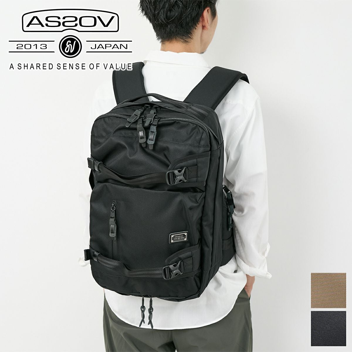 AS2OV アッソブ CORDURA DOBBY 305D コーデュラ ドビー305D 3WAY