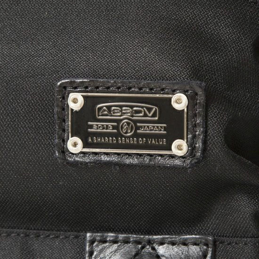 AS2OV アッソブ CORDURA DOBBY 305D コーデュラ ドビー305D ウエストバッグ L 061402