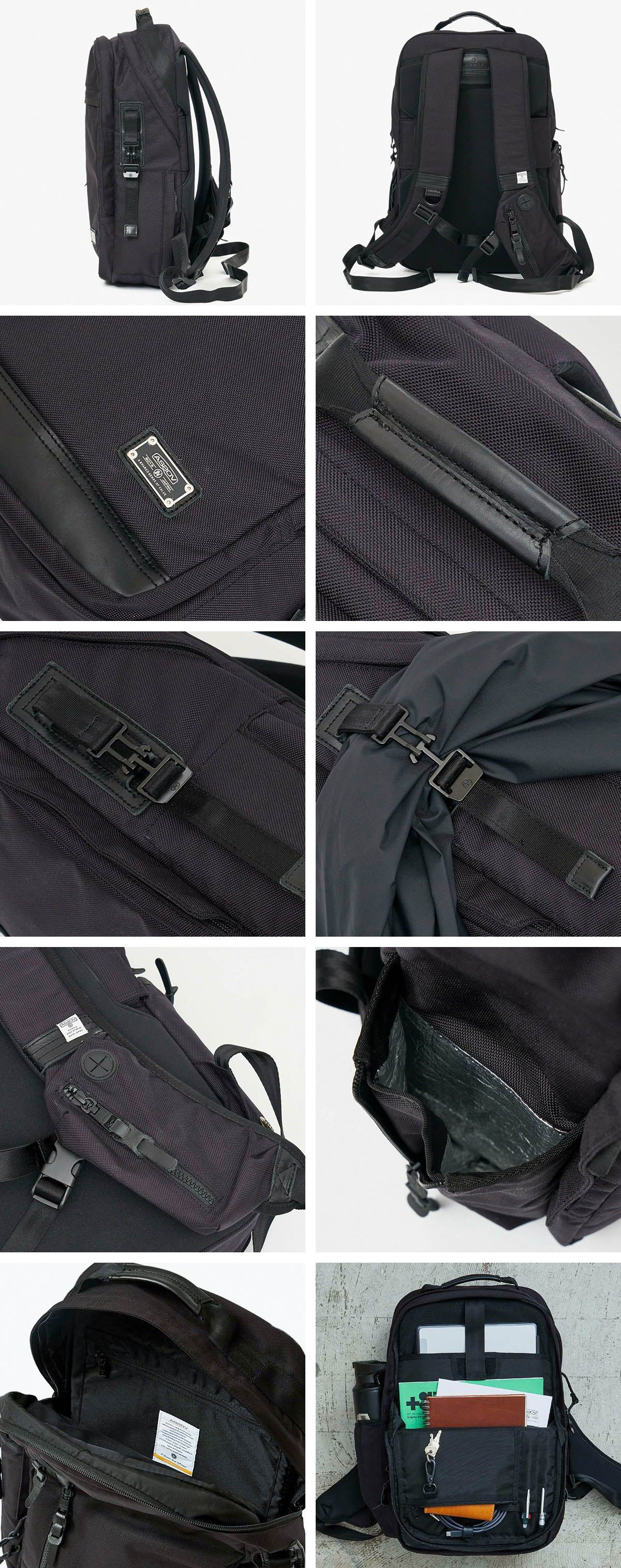 AS2OV アッソブ EXCLUSIVE BALLISTIC NYLON バリスティックナイロン デイパック 061329
