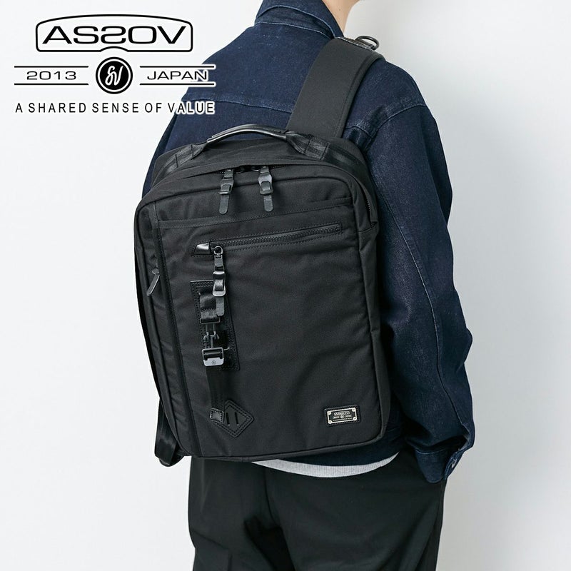 AS2OV アッソブ EXCLUSIVE BALLISTIC NYLON バリスティックナイロン 2WAYバックパック(S) 061320
