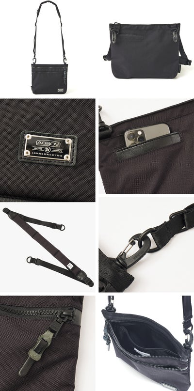 AS2OV アッソブ EXCLUSIVE BALLISTIC NYLON バリスティックナイロン ミニショルダー03 061316