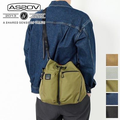 AS2OV アッソブ 330×1000D CORDURA STANDARD SERIES 330×1000D コーデュラ スタンダードシリーズ ドローストリングショルダー 152324