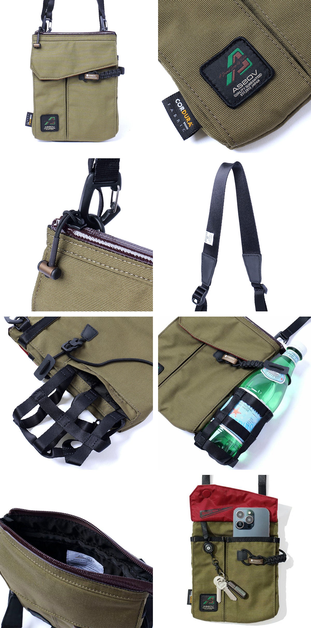 AS2OV アッソブ 330×1000D CORDURA STANDARD SERIES 330×1000D コーデュラ スタンダードシリーズ サコッシュ 152319
