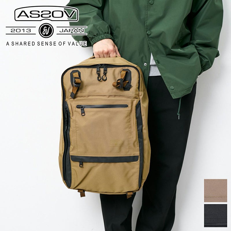AS2OV アッソブ 3LAYER CORDURA 305D ウォータープルーフコーデュラ 305D 2WAYバッグ 141601