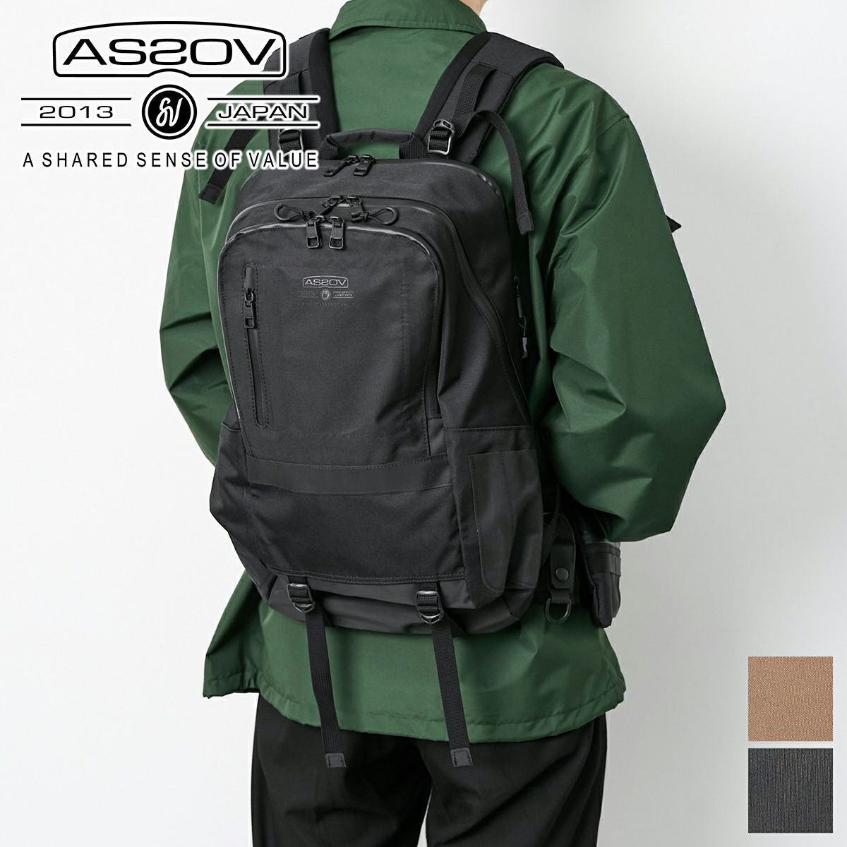 AS2OV アッソブ 3LAYER CORDURA 305D ウォータープルーフコーデュラ