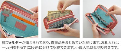 FRAME WORK フレームワーク リトス 小銭入れ付き長財布（ラウンドファスナー式 ） 0045073