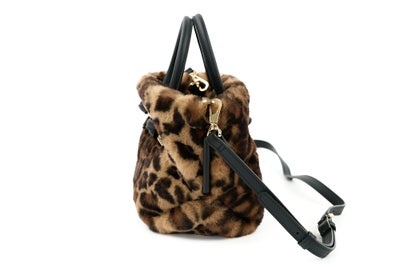 VIOLAd'ORO ヴィオラドーロ ELMO エルモ ノットハンドルトートバッグ エコファー レッキス V-8763