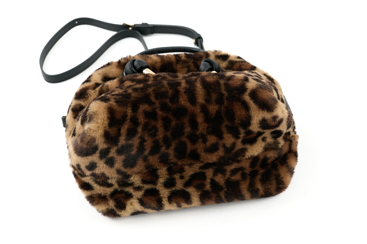 VIOLAd'ORO ヴィオラドーロ ELMO エルモ ノットハンドルトートバッグ エコファー レッキス V-8763