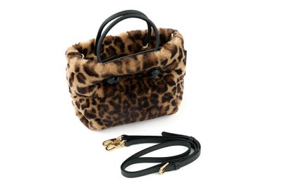 VIOLAd'ORO ヴィオラドーロ ELMO エルモ ノットハンドルトートバッグ エコファー レッキス V-8763