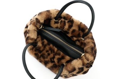 VIOLAd'ORO ヴィオラドーロ ELMO エルモ ノットハンドルトートバッグ エコファー レッキス V-8763