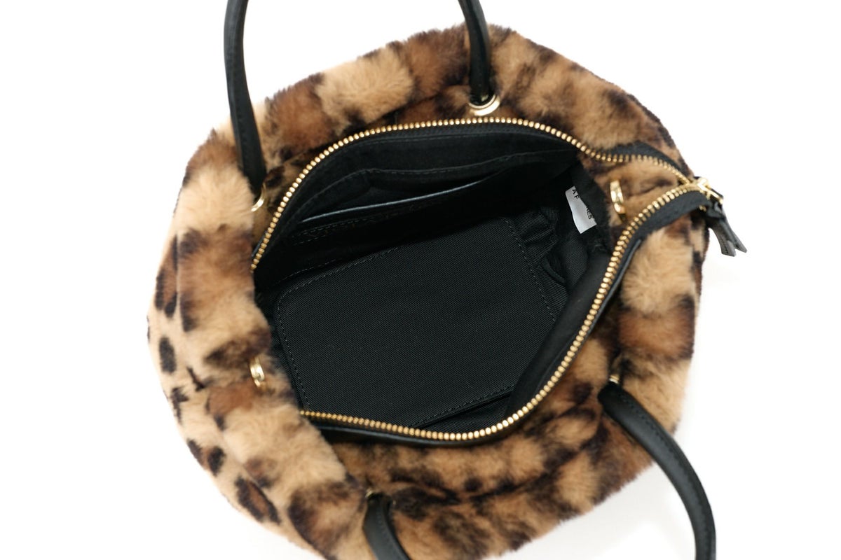 VIOLAd'ORO ヴィオラドーロ ELMO エルモ ノットハンドルトートバッグ エコファー レッキス V-8763