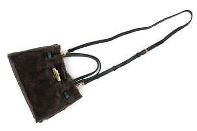 VIOLAd'ORO ヴィオラドーロ ELMO エルモ トートバッグ エコファー Wフェイスムートン V-8782