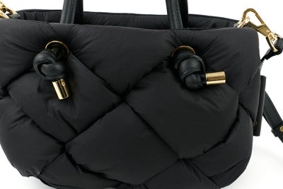 VIOLAd'ORO ヴィオラドーロ ELMO エルモ ノットハンドルトートバッグ ナイロンボンディングメッシュ V-8948