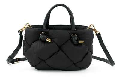 VIOLAd'ORO ヴィオラドーロ ELMO エルモ ノットハンドルトートバッグ ナイロンボンディングメッシュ V-8948