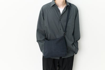 BAGGY PORT バギーポート 黒さび染め帆布 ショルダーバッグ GRN-9604