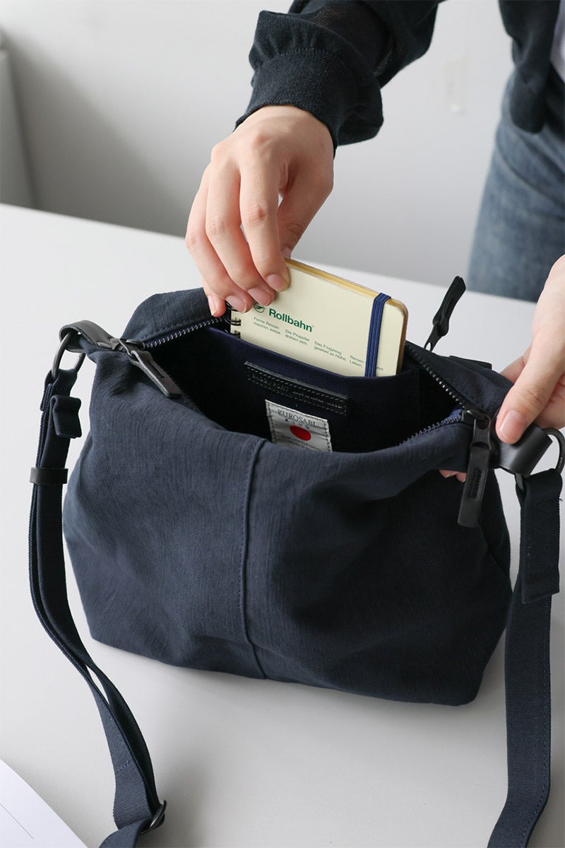 BAGGY PORT バギーポート 黒さび染め帆布 ショルダーバッグ GRN-9604