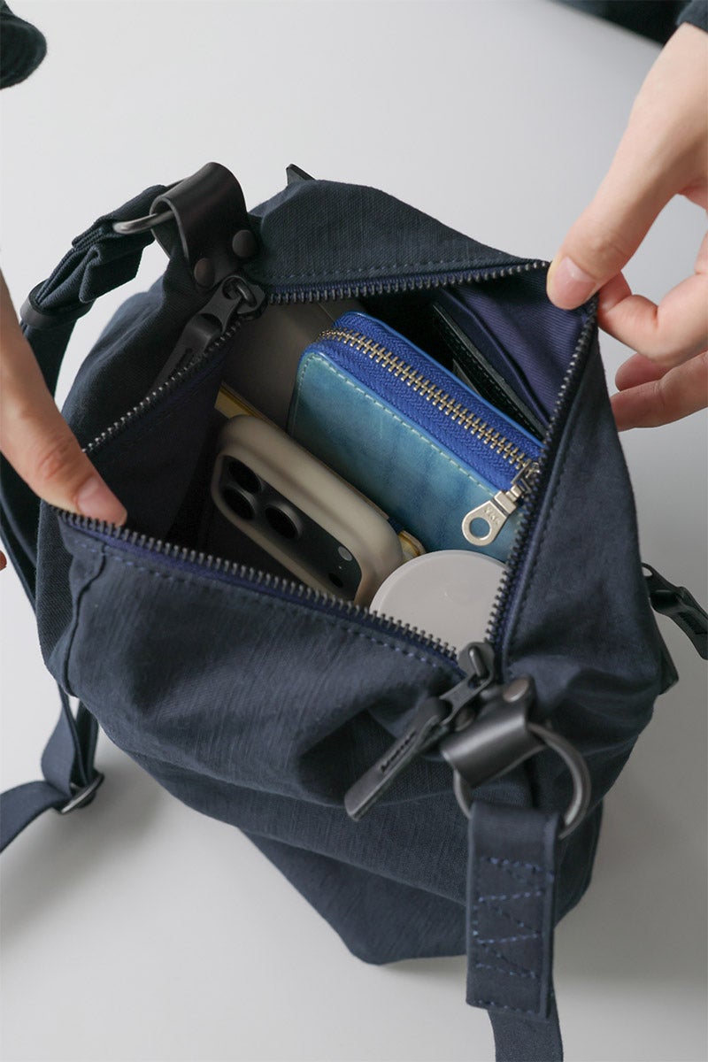 BAGGY PORT バギーポート 黒さび染め帆布 ショルダーバッグ GRN-9604