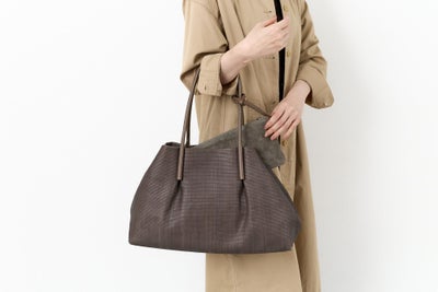 genten ゲンテン Pelle tessile ペッレ テッシル トートバッグ 44558