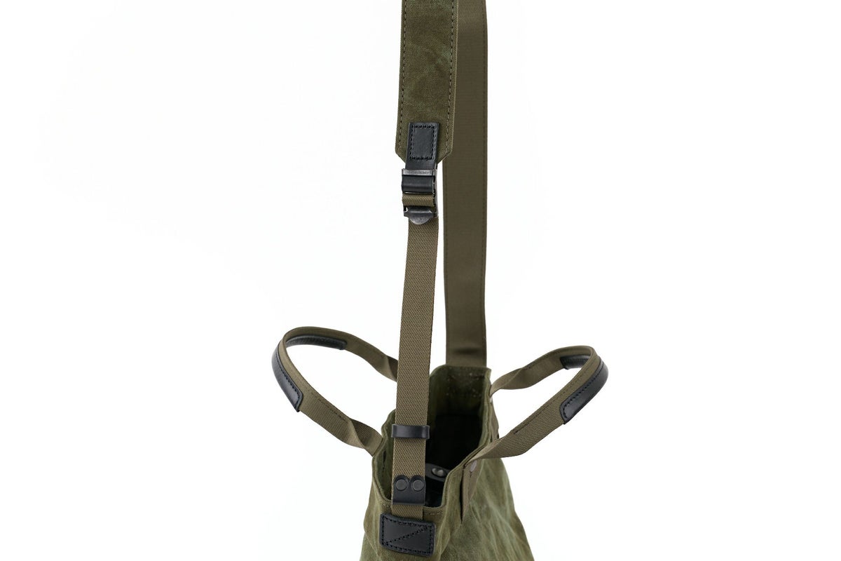 BAGGY PORT バギーポート TIGER CANVAS タイガー帆布 2WAYトートバッグ GRN-884