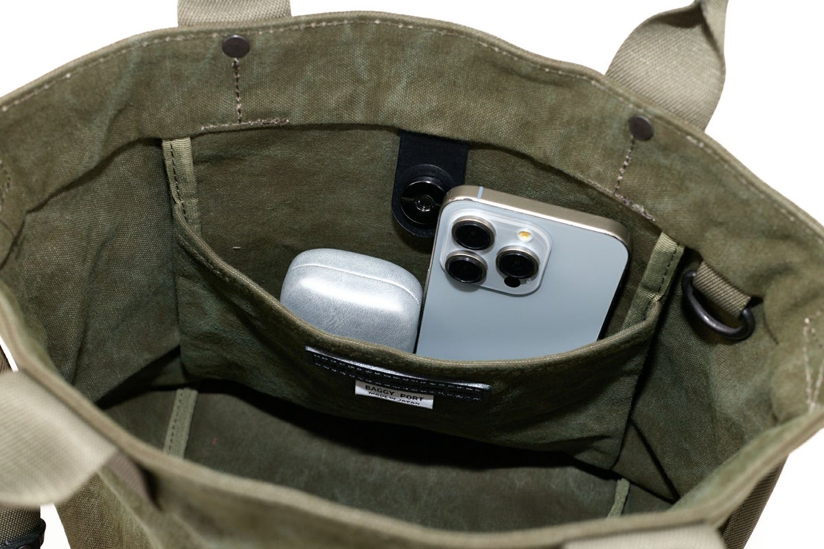 BAGGY PORT バギーポート TIGER CANVAS タイガー帆布 2WAYトートバッグ GRN-884