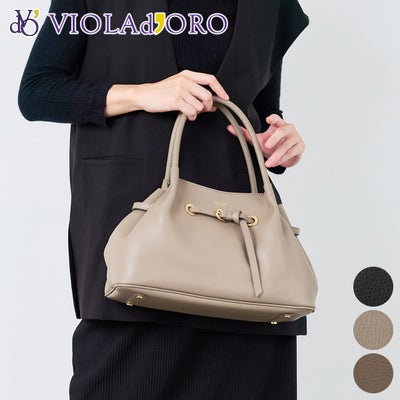 VIOLAd'ORO ヴィオラドーロ TRERO トレロ Wフェイストートバッグ V-1600