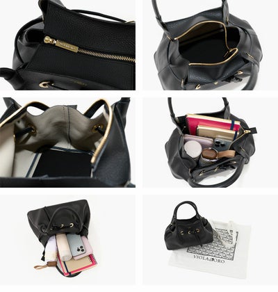 VIOLAd'ORO ヴィオラドーロ TRERO トレロ Wフェイストートバッグ V-1600