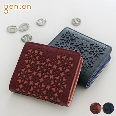 genten ゲンテン Kaleido カレイド 小銭入れ付き二つ折り財布 44811