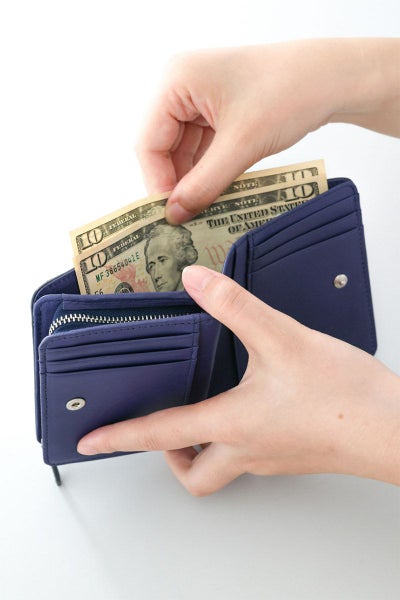 genten ゲンテン Kaleido カレイド 小銭入れ付き二つ折り財布 44811