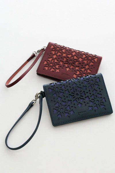 genten ゲンテン Kaleido カレイド 二つ折りパスケース 44813