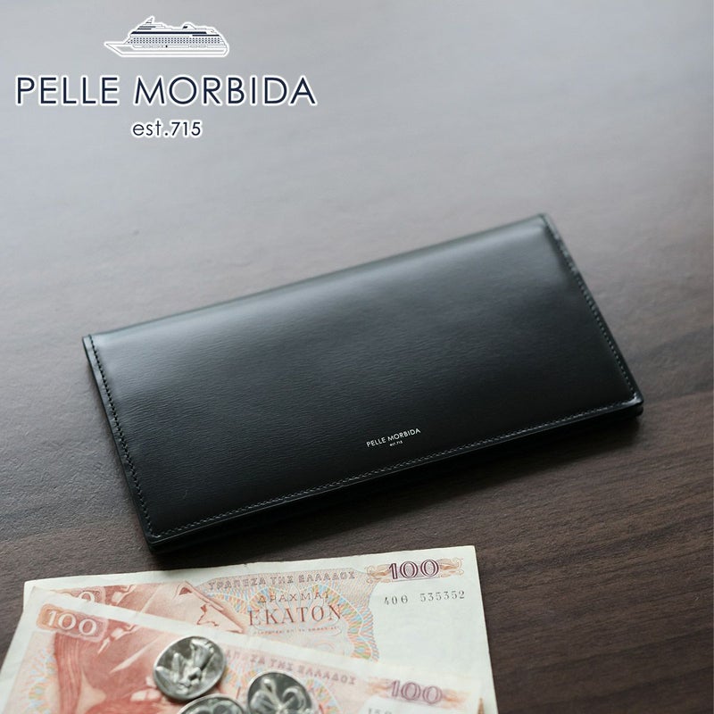 PELLE MORBIDA ペッレモルビダ Barca バルカ カーフレザー シェードラックス 長財布 PMO-BA708