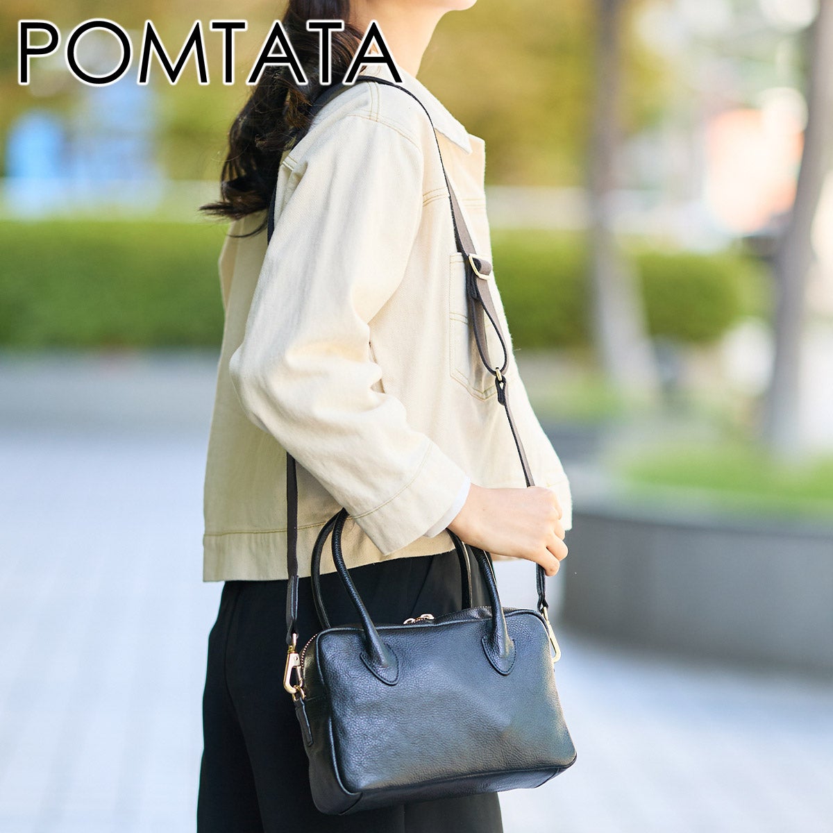 POMTATA ポンタタ RONE SQUARE MINI BOSTON P3191