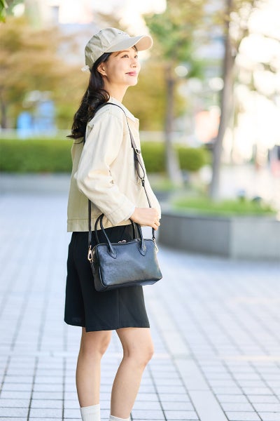 POMTATA ポンタタ RONE SQUARE MINI BOSTON P3191