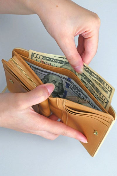 genten ゲンテン multicutwork mini マルチカットワーク ミニ小銭入れ付き二つ折り財布 44842