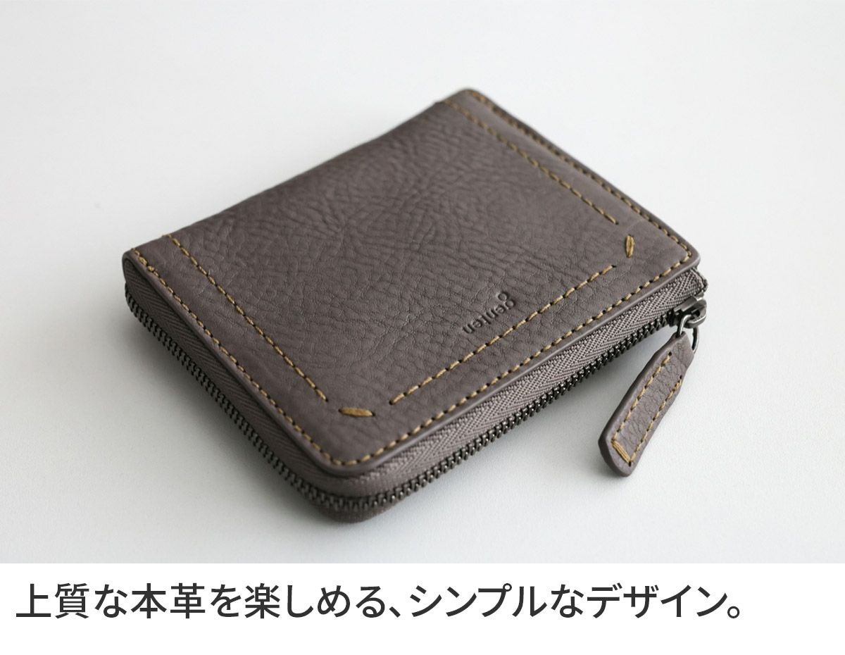 genten ゲンテン Rilassato リラサート 小銭入れ付き財布（L字ファスナー式） 44801