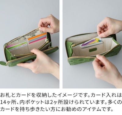 box21 ボックス21 Juju&beck ジュジュ＆ベック 小銭入れ付き長財布（ラウンドファスナー式 ） 0333323